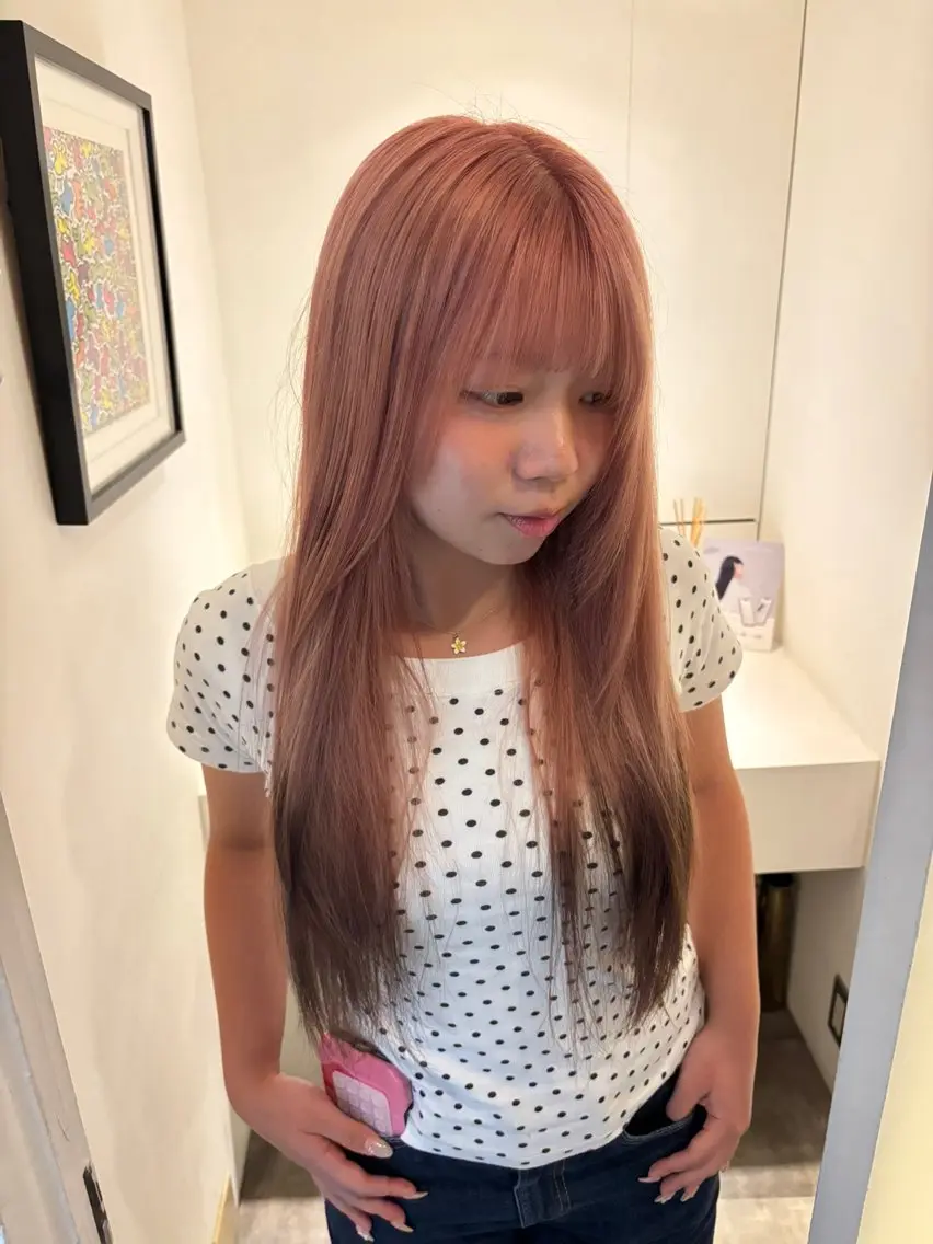 ロング ヘアカラー 🍄Kurumi🍄 visionのヘアスタイル