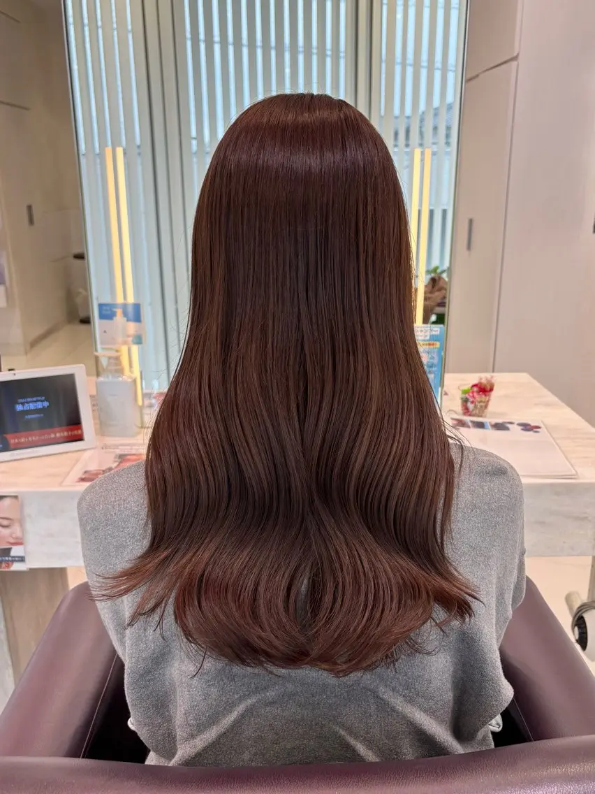 ロング カット ヘアカラー トリートメント ☆似合わせボブ／ レイヤー/ mikaのヘアスタイル
