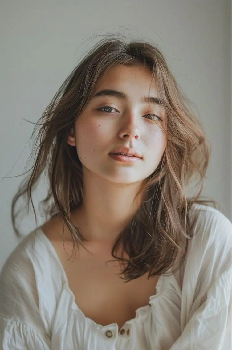 ロング 石毛 宏明のヘアスタイル