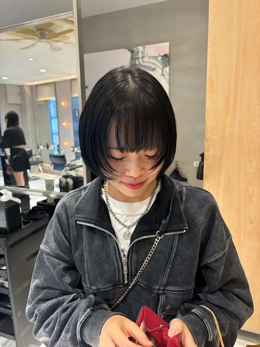 ミディアム カラー ヘアアレンジ 艶髪/レイヤーカット 🐣misakiのヘアスタイル