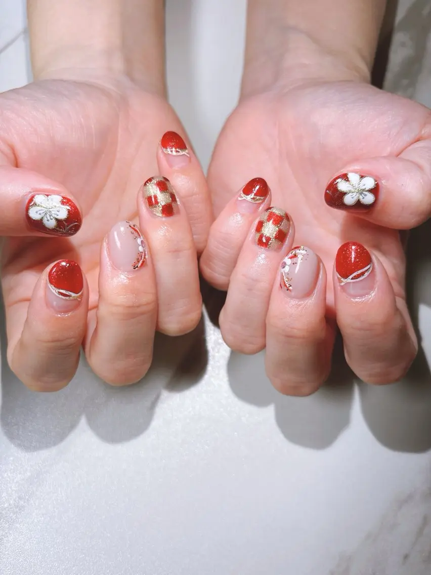 ネイル ハンドネイル YoLo Nail AOIのネイルデザイン