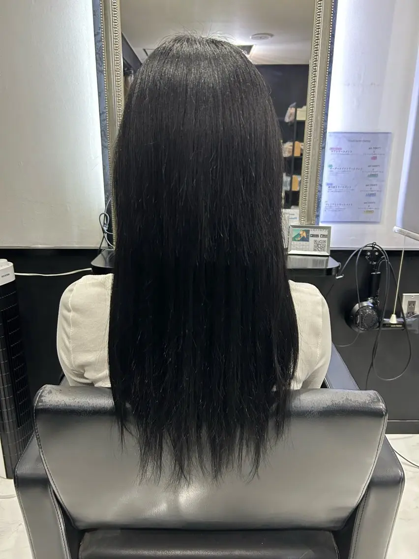 ロング ヘアアレンジ プルエクステ エクステ 長田 麻友子のヘアスタイル