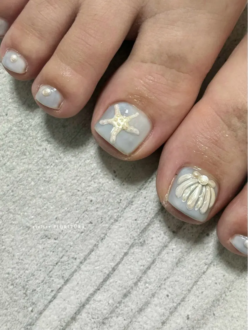 ネイル フットネイル FIORITURA Maikoのネイルデザイン