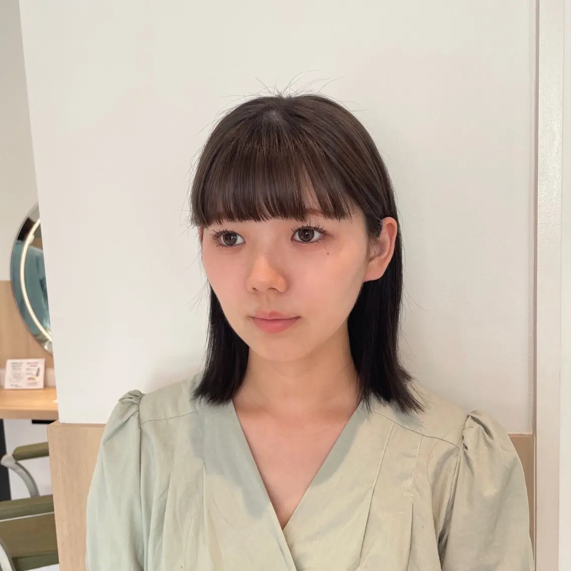 ミディアム 💗モデルカット 募集中のヘアスタイル