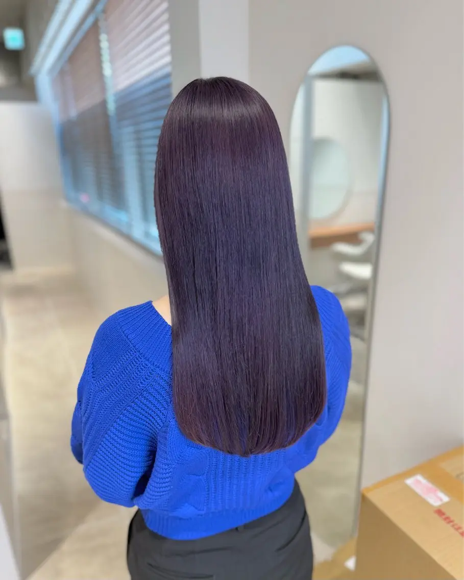 ロング カラー ヘアアレンジ カット ヘアカラー トリートメント ヘッドスパ ヘアセット 💕上野美容師☁ ブリーチ💖サワのヘアスタイル