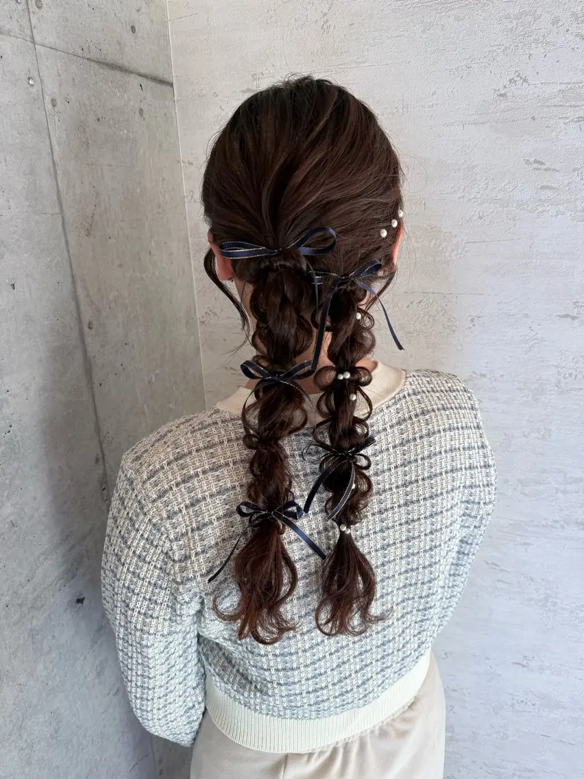 ヘアアレンジ ヘアセット 🎀ヘアセット/艶髪 /はやしほのか🎀のヘアスタイル