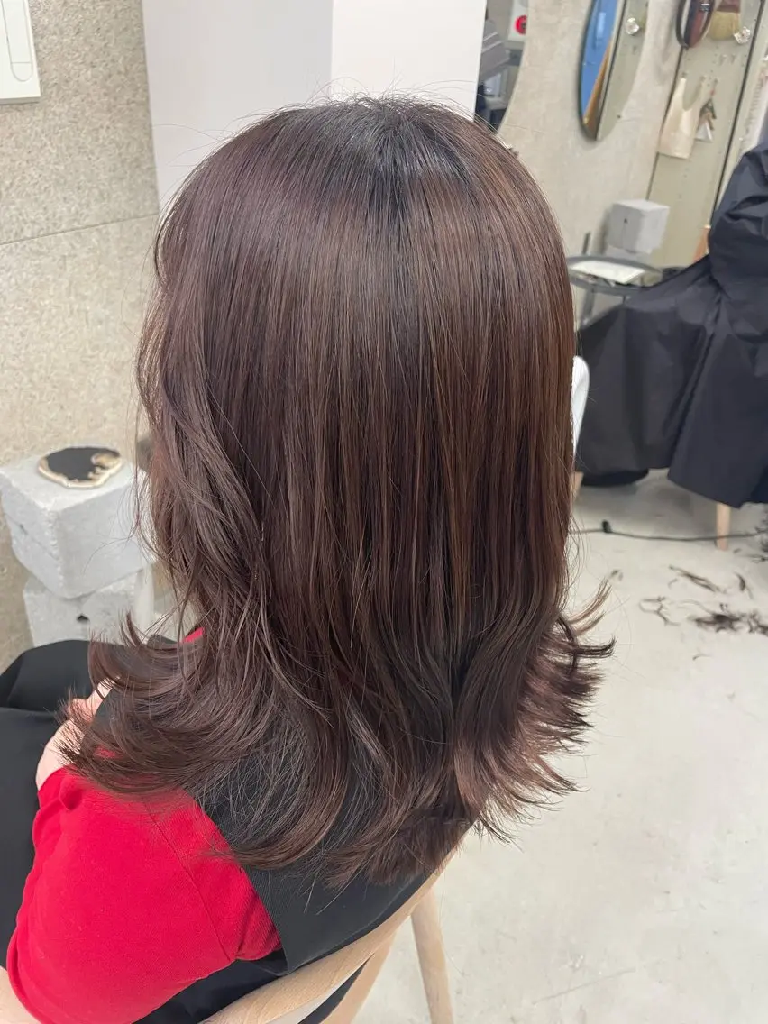 ミディアム カラー ヘアカラー トリートメント SiLO／ mahiroのヘアスタイル
