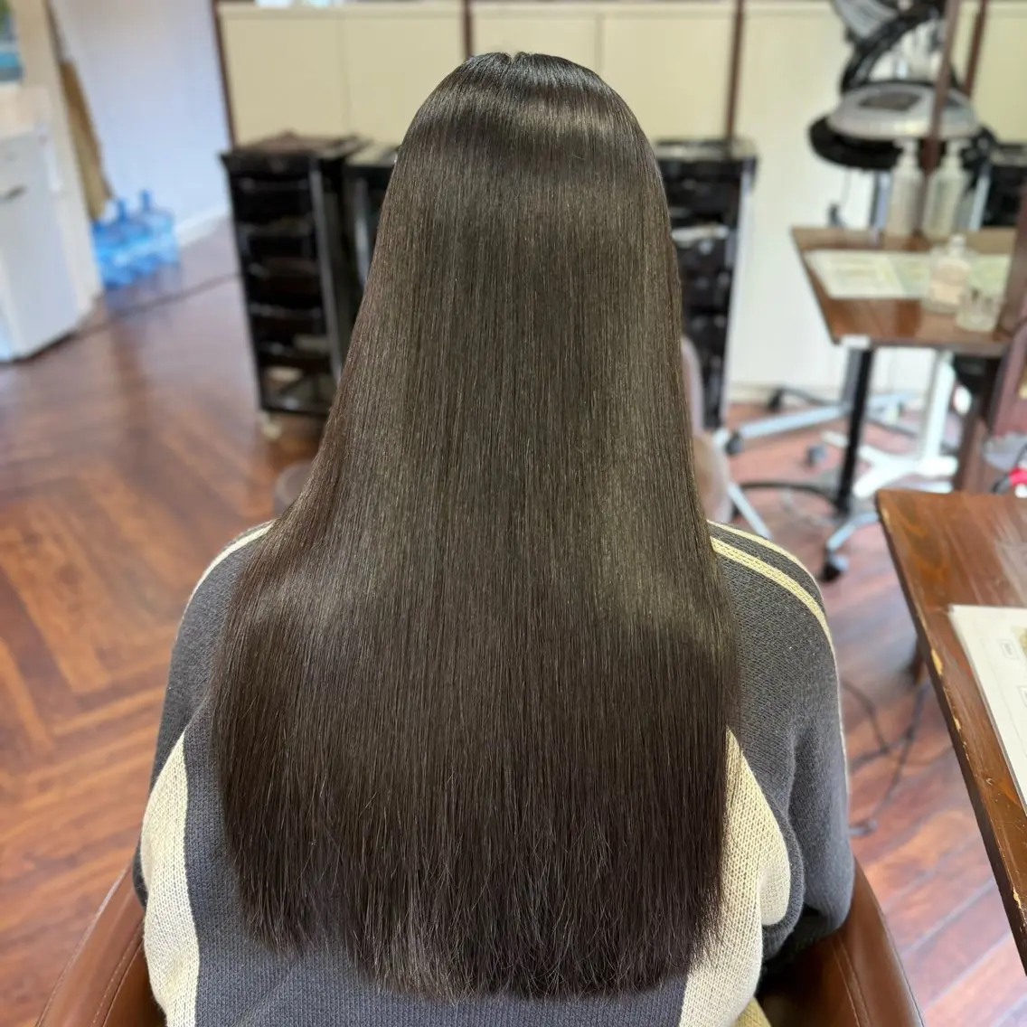 ロング 縮毛矯正 トリートメント カット 縮毛矯正 トリートメント 尾崎 海璃のヘアスタイル