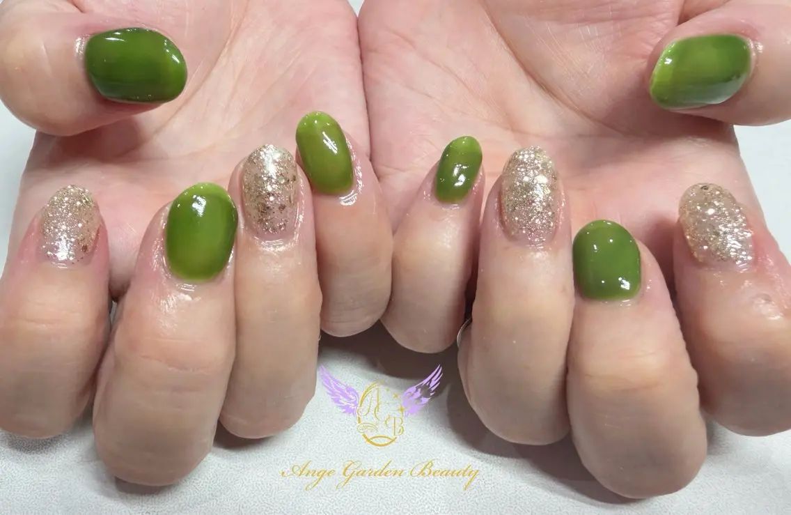 ネイル ワンカラーネイル ハンドネイル ハンドケア AngeGarden Beautymihoのネイルデザイン