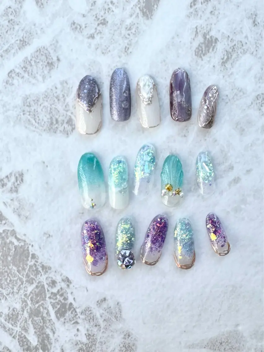 ネイル スカルプネイル LUCAS 千葉 AOI💅🏾💕のネイルデザイン