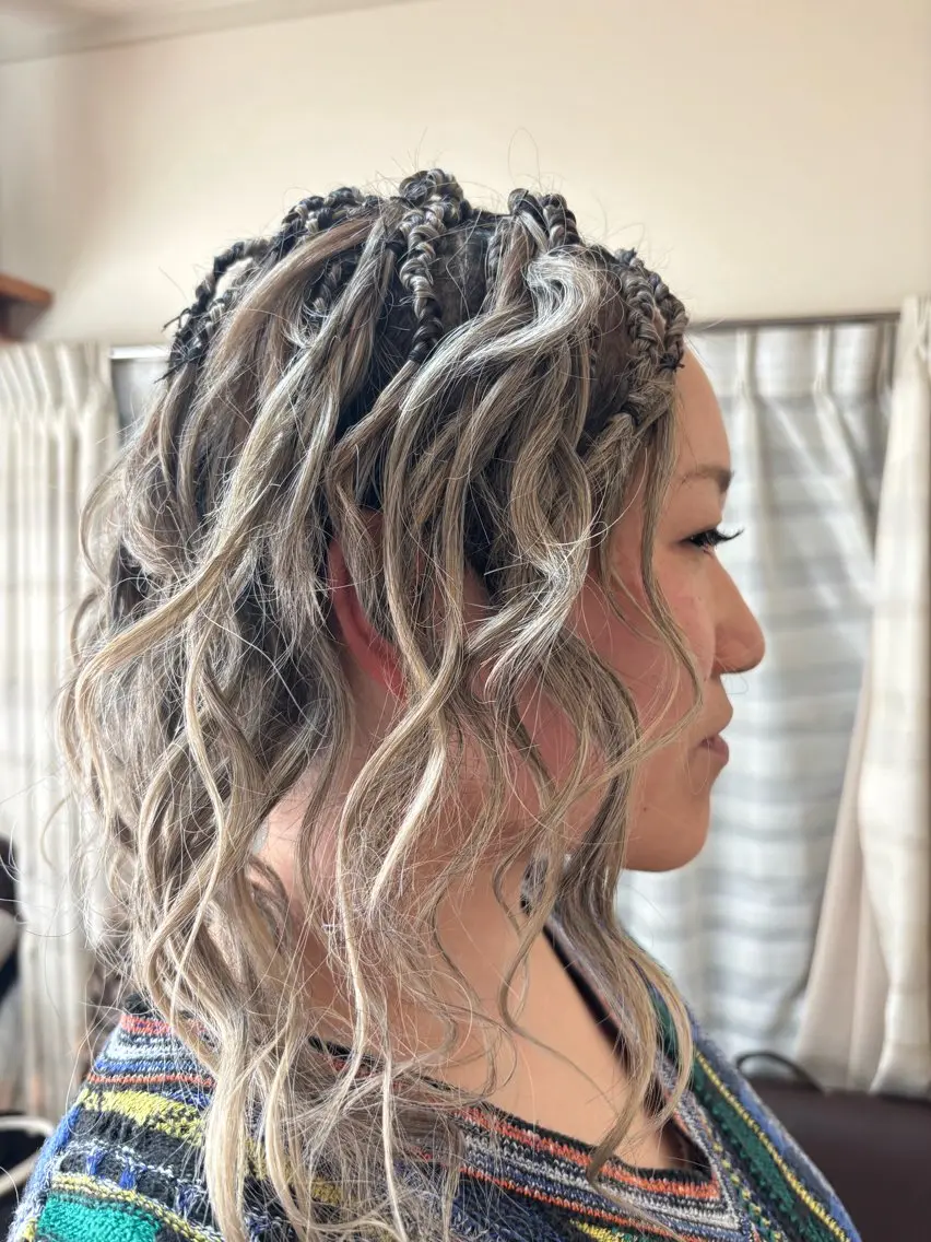 ヘアアレンジ ヘアセット Jasmine ふみ🌺のエステ・リラクイメージ