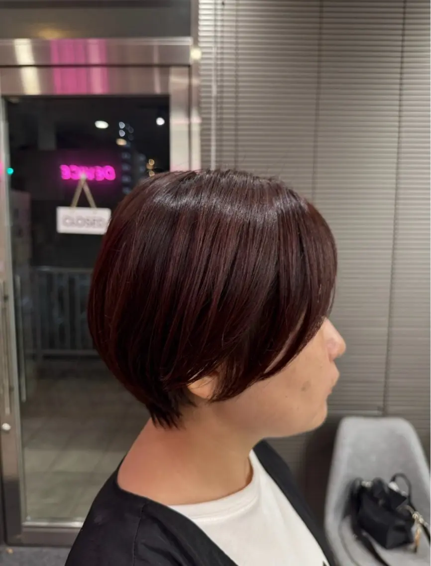 ショート カラー ヘアアレンジ カット トリートメント 💫きたはら りおん💫のヘアスタイル