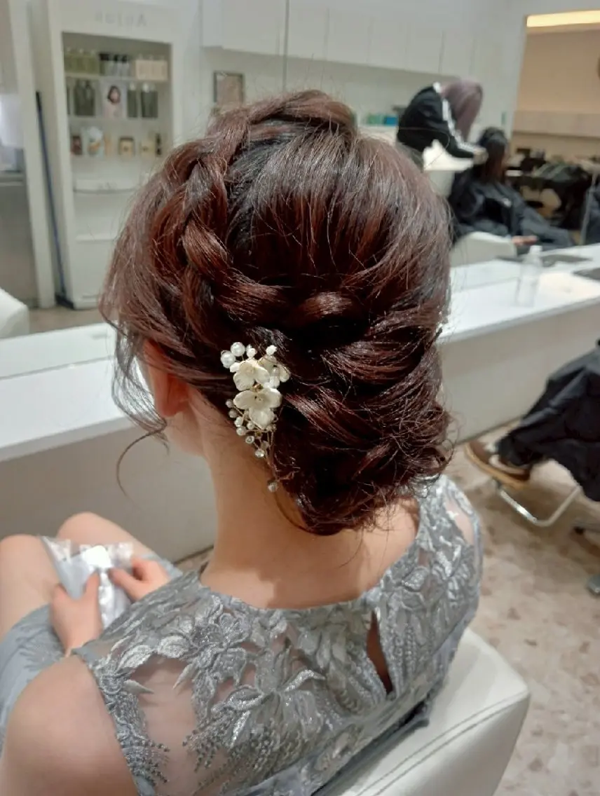 ヘアアレンジ ソウワ ヒナコのヘアスタイル