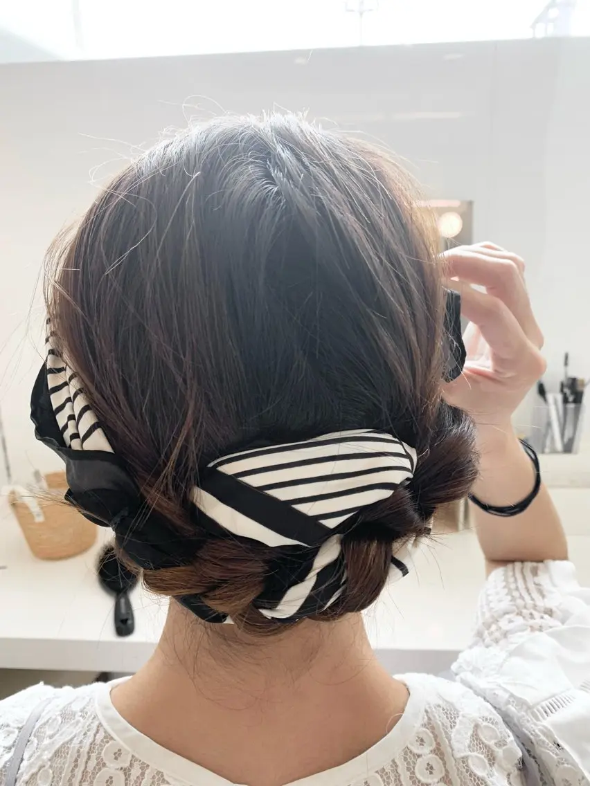セミロング 北本 美幸のヘアスタイル