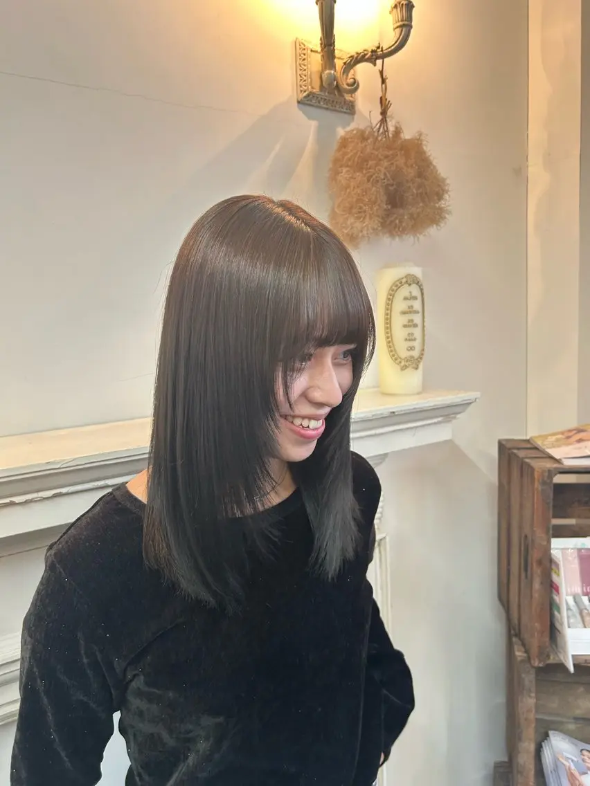 セミロング レイヤーカット set-up 中庄 manaka 🩰のヘアスタイル