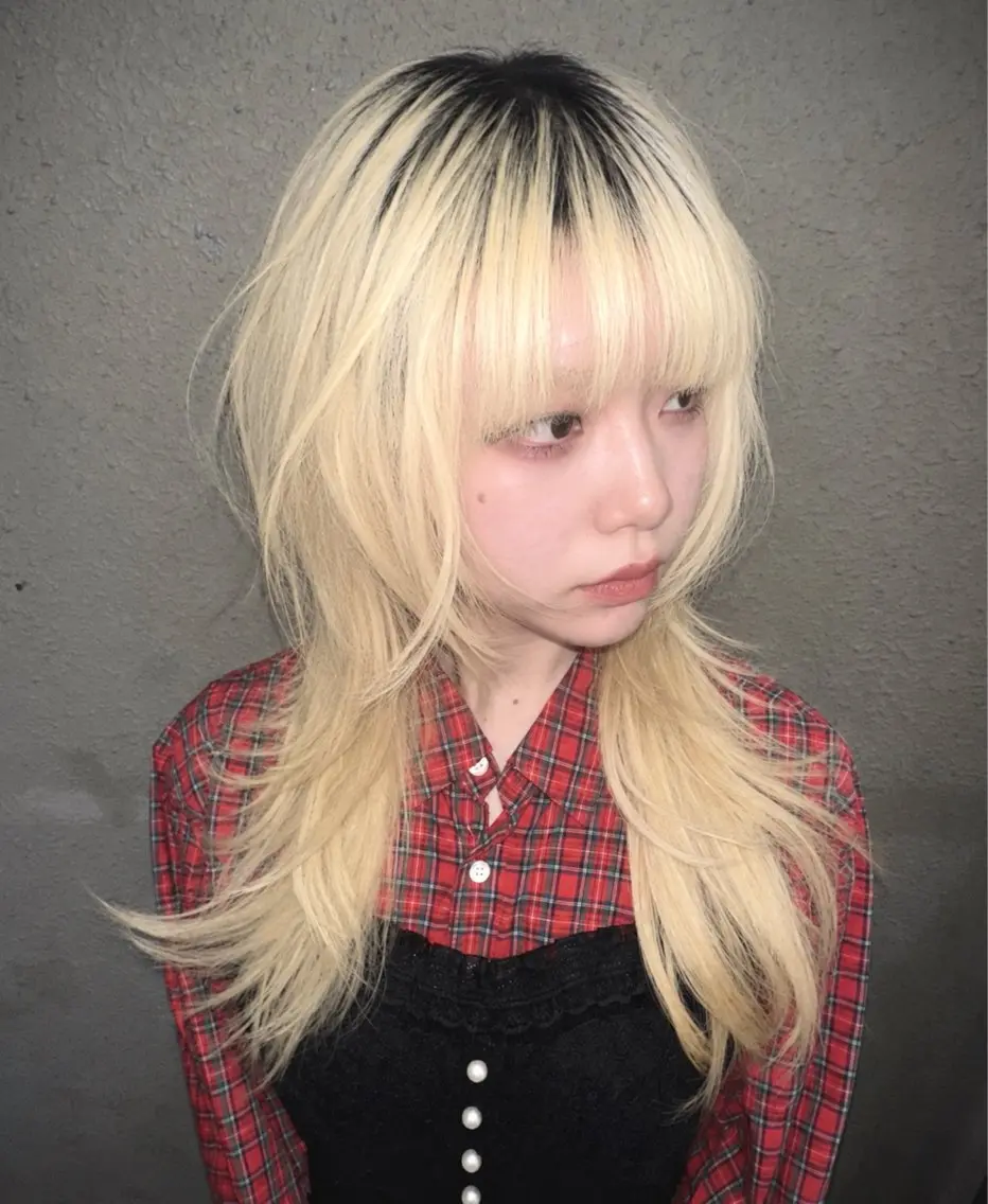 ロング カット トリートメント 似合わせ痩せるカット 透明感カラー/たけるのヘアスタイル