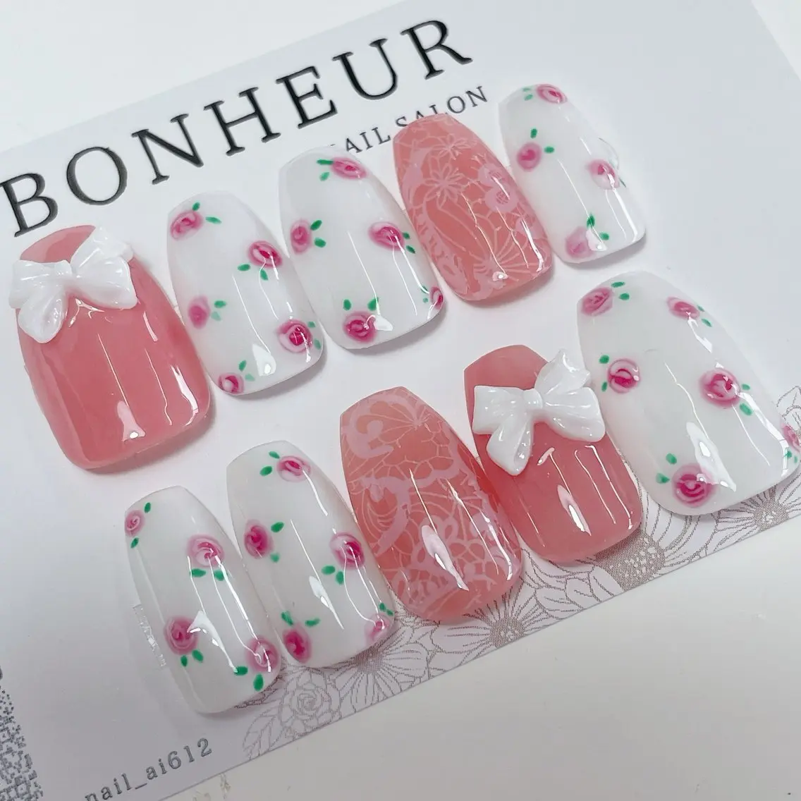 ネイル ハンドネイル nail salon BONHEURのネイルデザイン