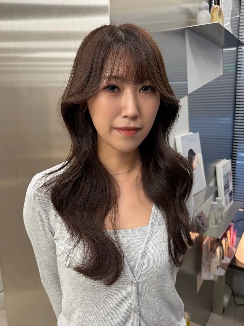 ロング カラー カット ヘアカラー MIES amane(アマネ)のヘアスタイル