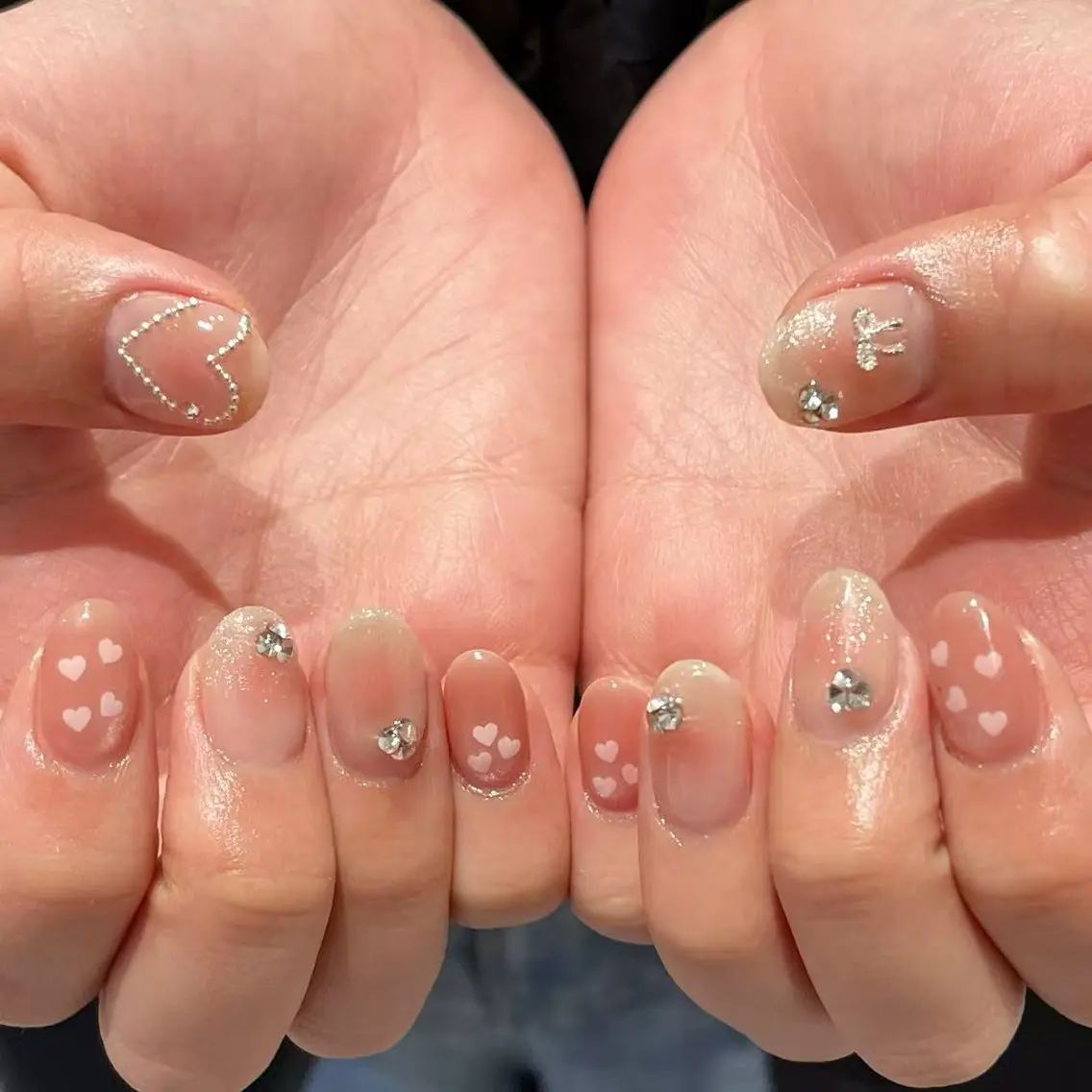 ネイル 🎀kira 長さだし💗モチ最高のネイルデザイン