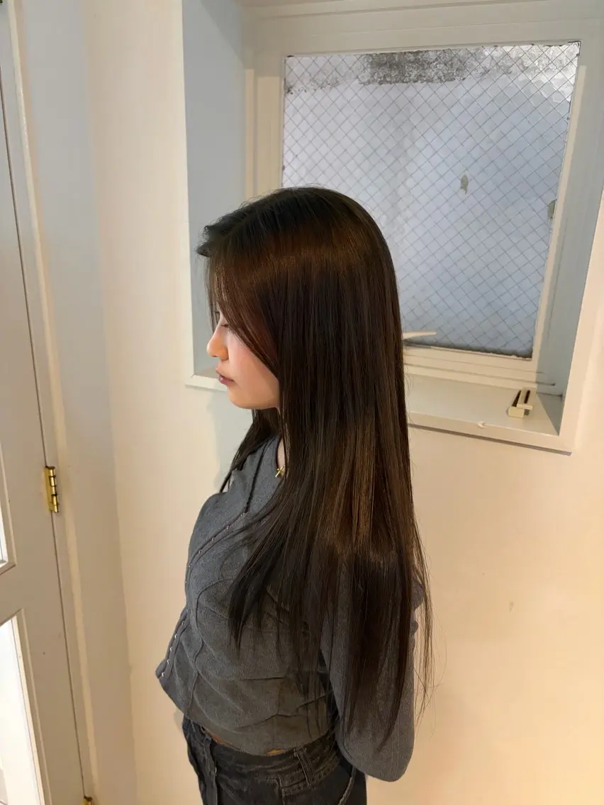 ロング 艶カラー✨レイヤー/ メンズカット田中佑季のヘアスタイル