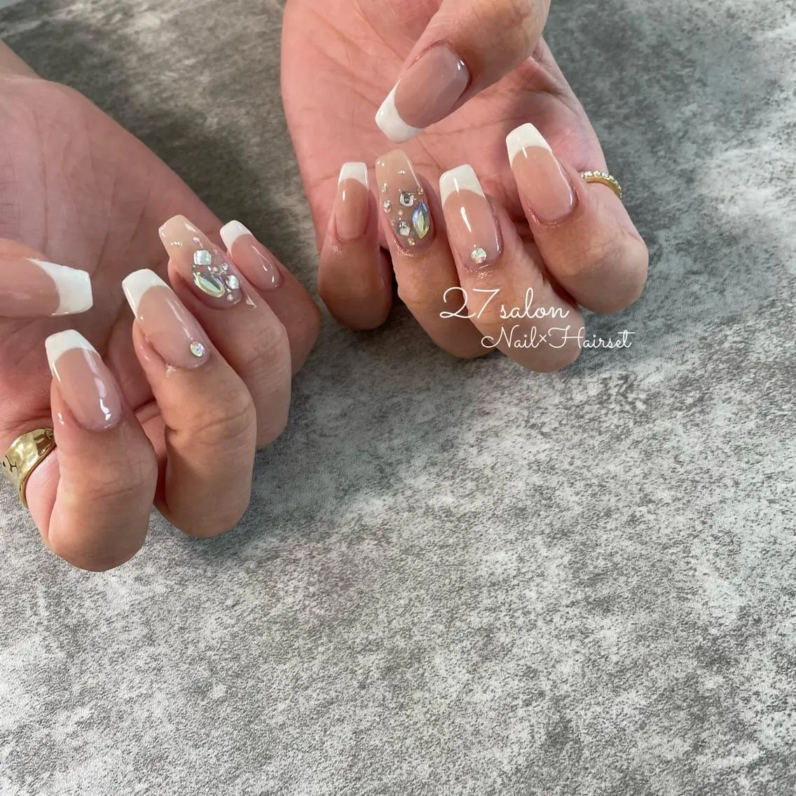 ネイル フレンチネイル 27salon yuinaのネイルデザイン