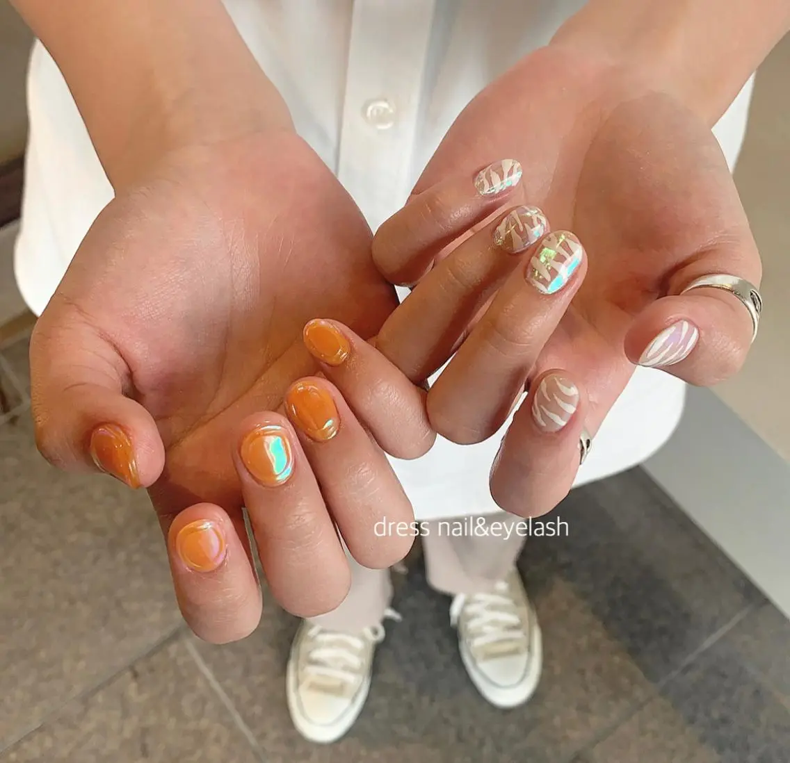 ネイル ハンドネイル にしぐち はるかのネイルデザイン