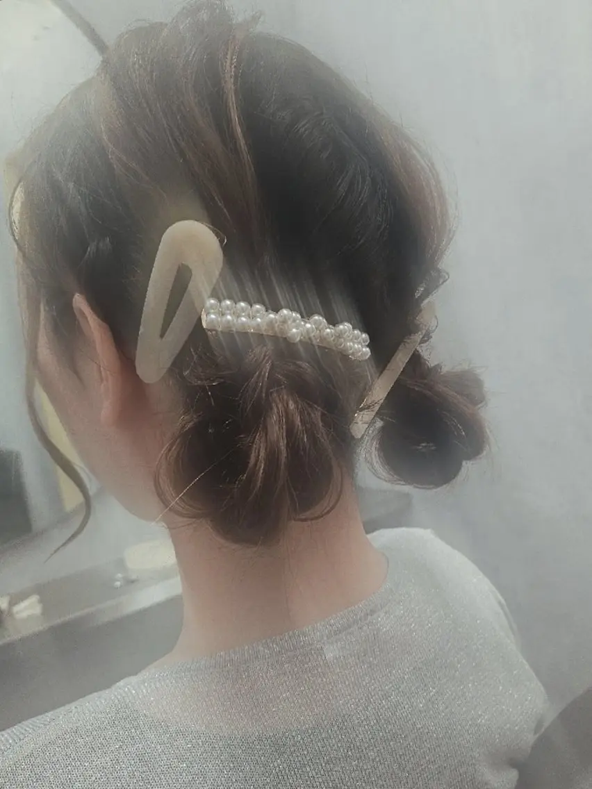 ヘアアレンジ 結婚式・ブライダル ☆CHIEKO Number
☆のヘアスタイル