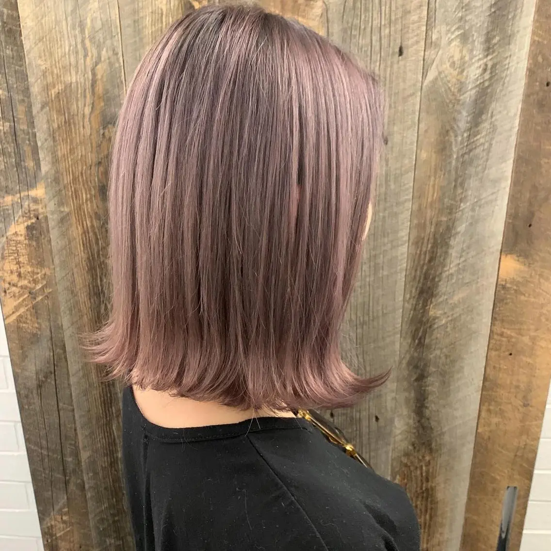 ミディアム カラー パーマ ヘアアレンジ ベージュカラー ピンクカラー ピンクベージュ カット ヘアカラー ヘッドスパ Bianca  代表 硲　貴亮【東武練馬】のヘアスタイル