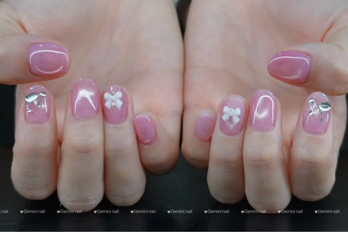 ネイル アートネイル マグネットネイル Gemini nail.Yukiのネイルデザイン