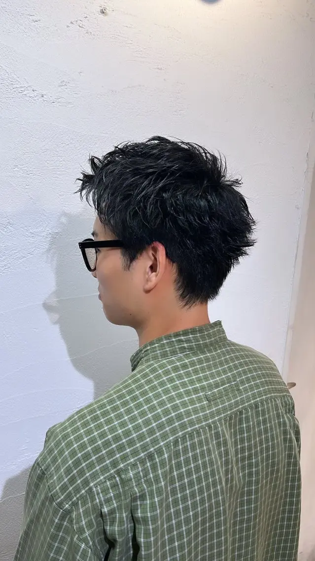 【メンズ特化担当】オーダメイドカット+ダウンパーマ¥8800の写真