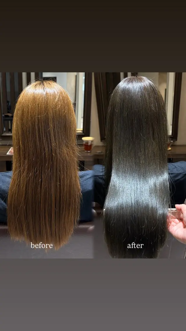 カラー 透明感カラー グレージュ 宮下 紗歩のヘアスタイル