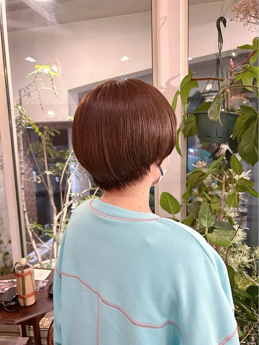 ショート 丸みショート ショートヘア 谷澤 朋佳のヘアスタイル