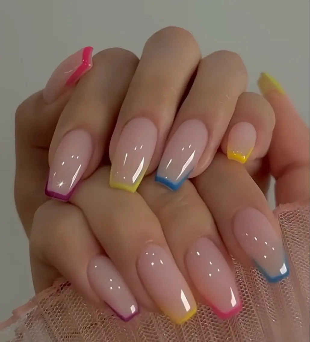 ネイル 韓国ネイル 持ち込み ニュアンスネイル ネイルチップ ハンドネイル TABI ANA.CHUOのネイルデザイン