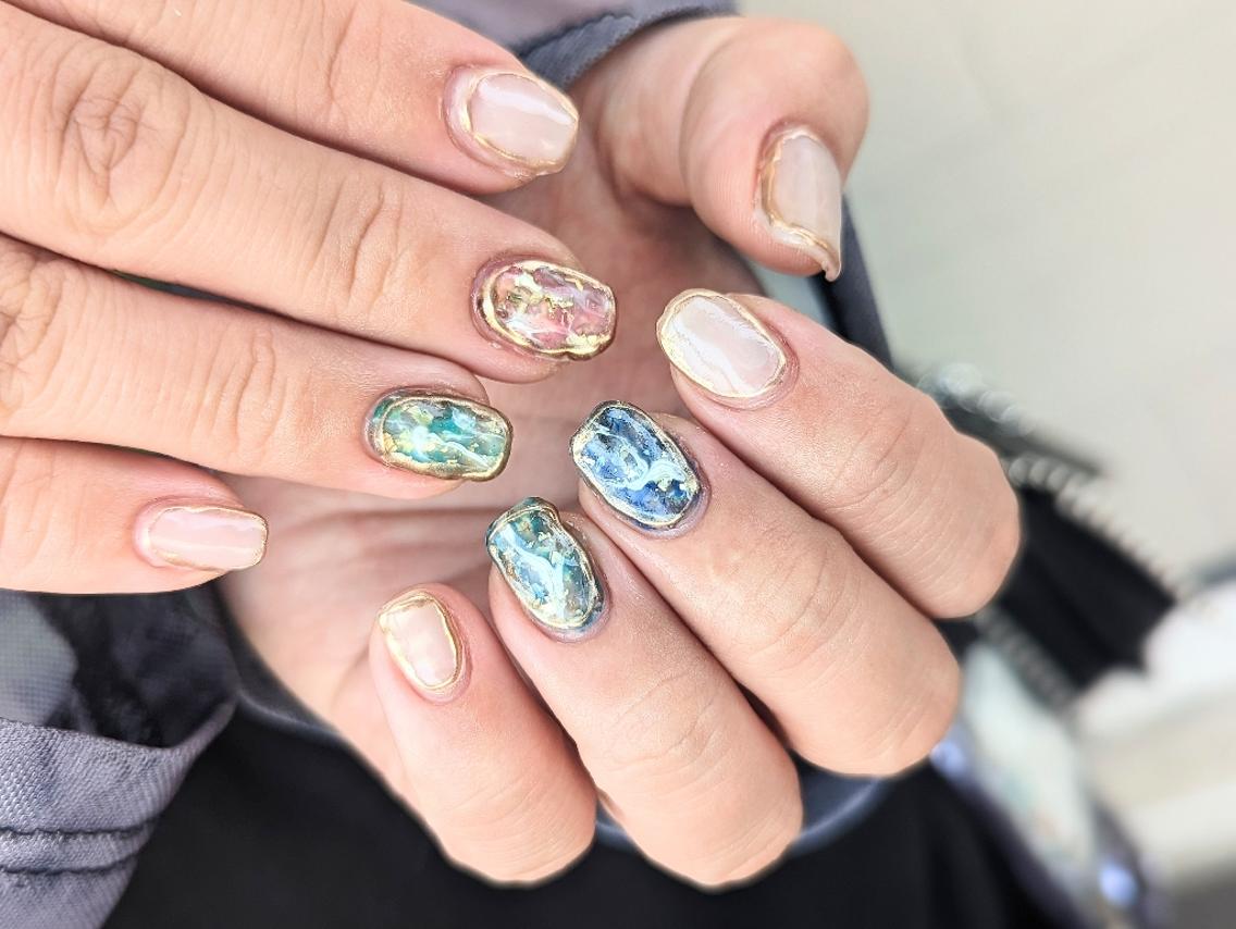 ネイル ニュアンスネイル ハンドネイル 推しネイル | 　aycnailのネイルデザイン
