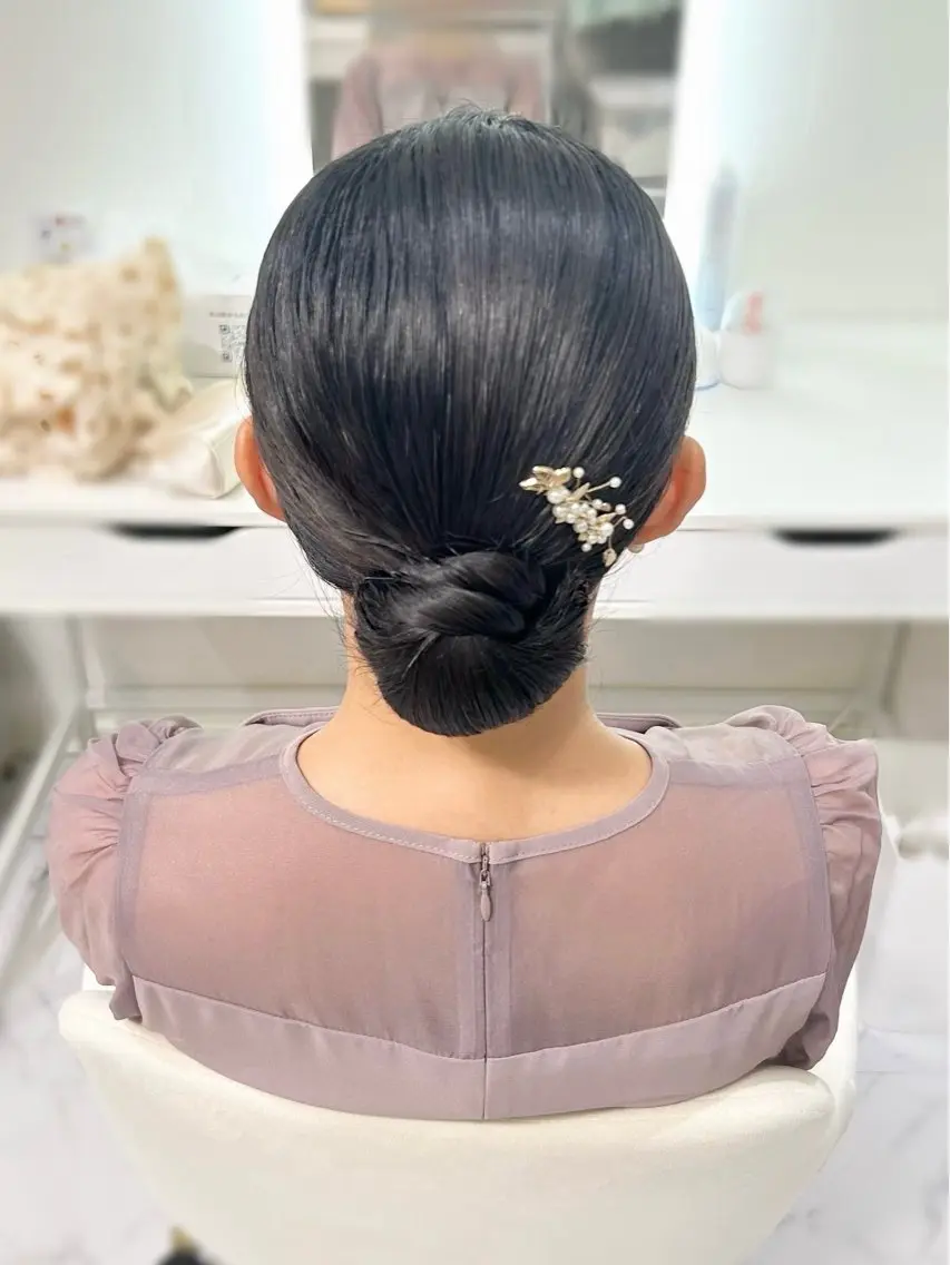セミロング ヘアアレンジ ヘアセット ヘアセット専門店 Rのヘアスタイル