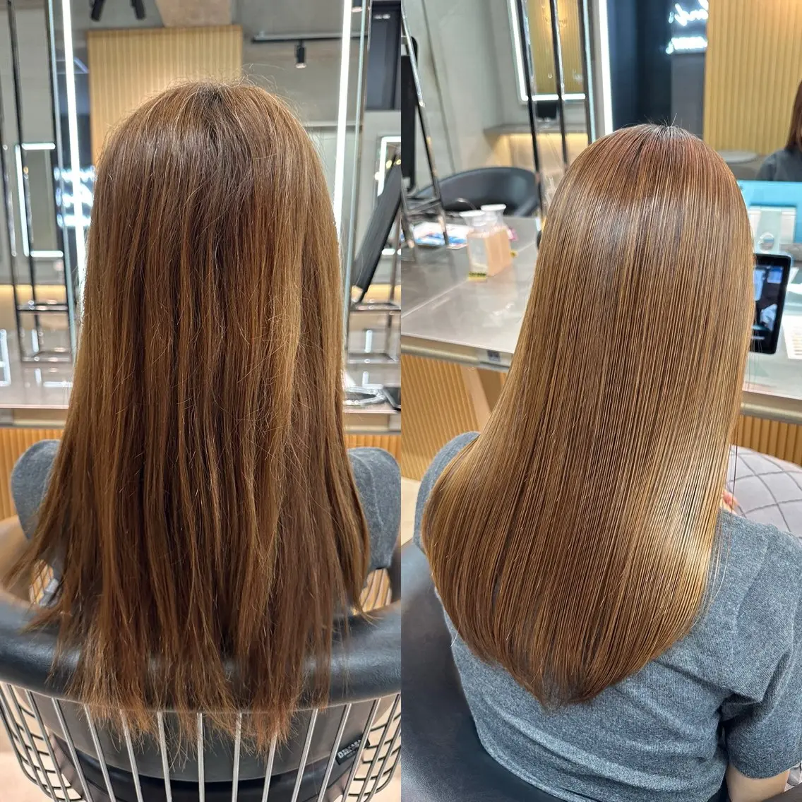 ロング カット 縮毛矯正 トリートメント ✨髪質改善特化✨副 店長椎葉信乃介のヘアスタイル