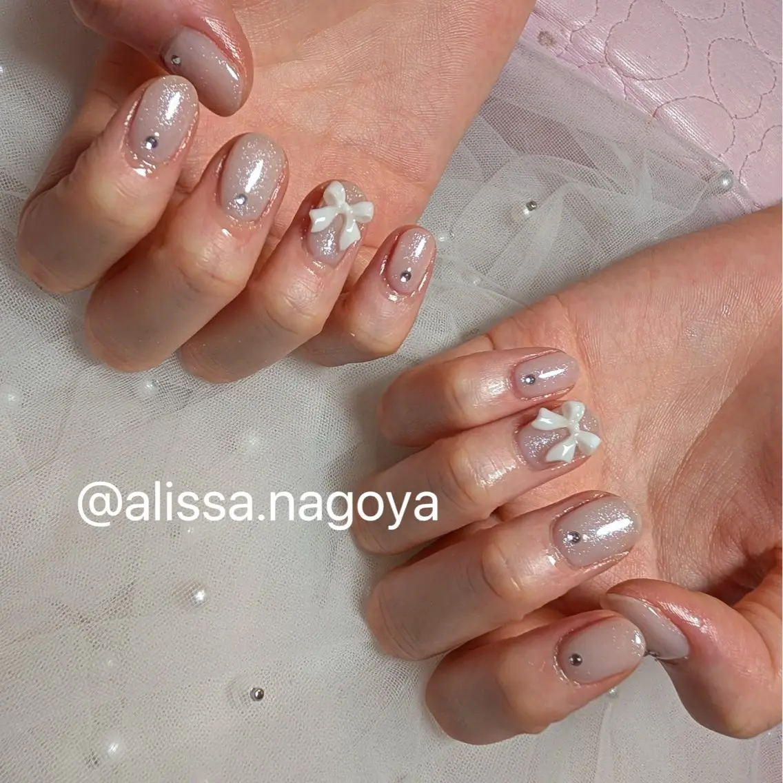ネイル ハンドネイル Jr.ネイリスト🤍 【Alissa】新栄のネイルデザイン