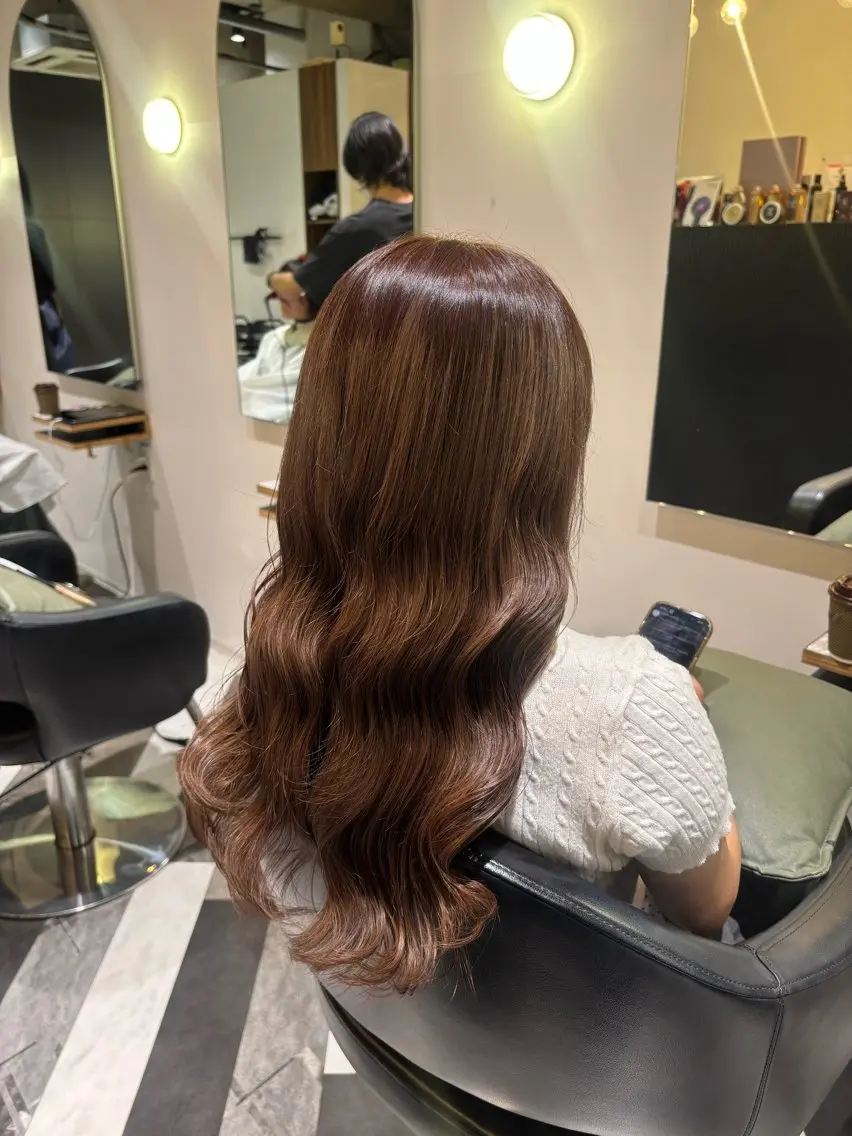 ロング カット ヘアカラー トリートメント 沢井涼人✂︎ 割引有のヘアスタイル