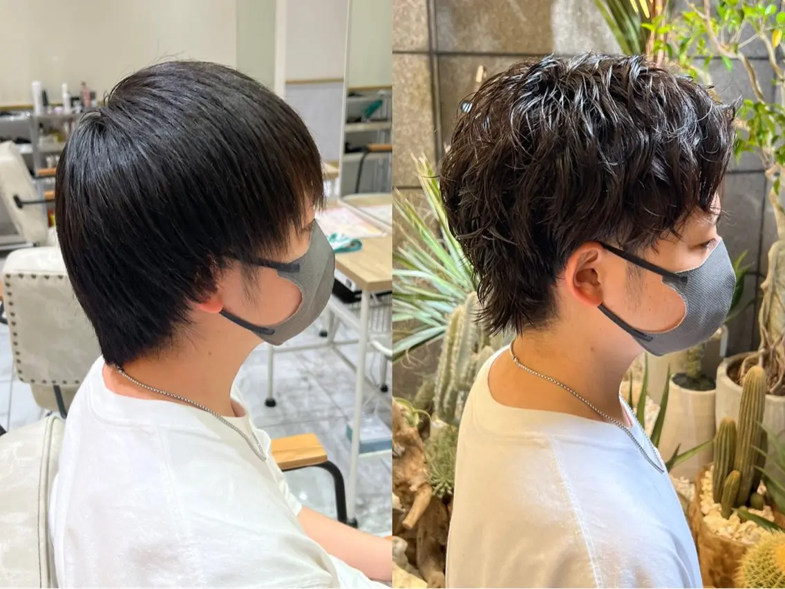 ミディアム 酸性ストレート 🇰🇷しゅうのヘアスタイル