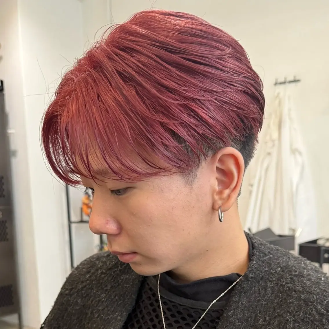 カラー メンズ メンズパーマ特化 三宅陸斗のヘアスタイル