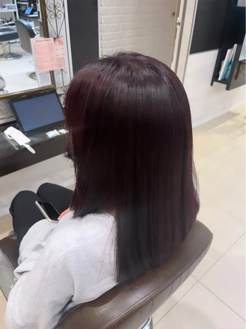 カラー カット ヘアカラー トリートメント juri / 韓国ヘアのヘアスタイル