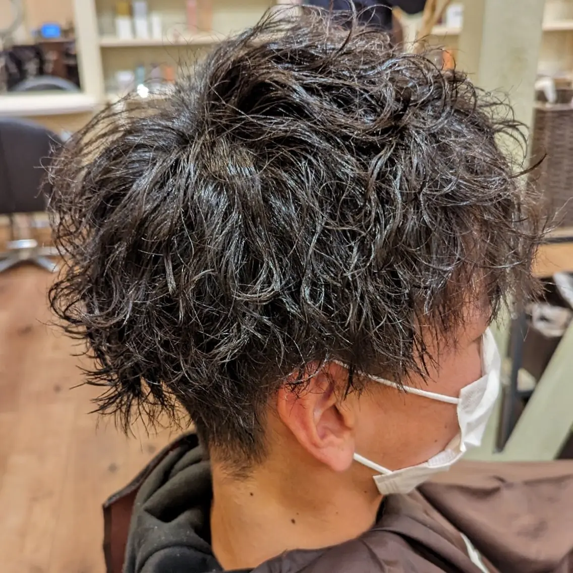 🧡カット+🩶パーマの写真