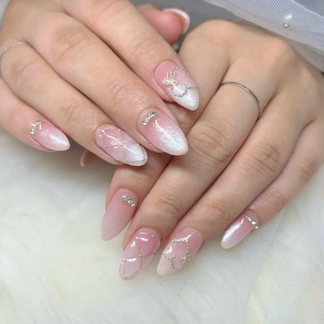 ネイル ハンドネイル Y🩵 Jasmineのネイルデザイン