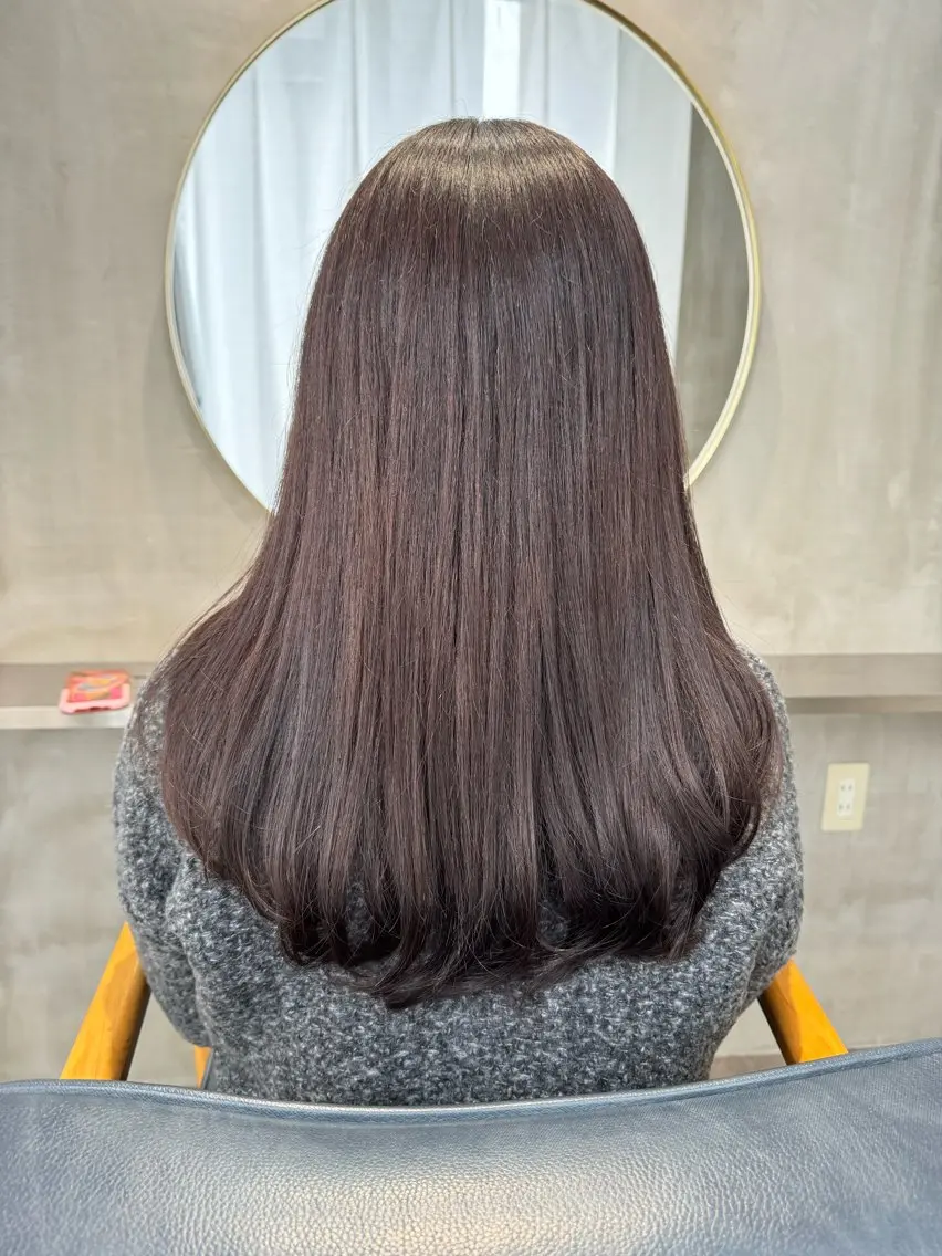 セミロング カラー カット ヘアカラー トリートメント 梅田艶髪矯正 💖koichiroのヘアスタイル