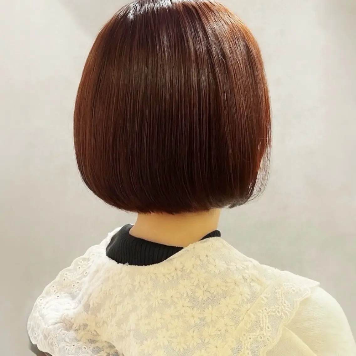 ショート カラー ボブ 顔周りカット レイヤーカット カット ヘアカラー トリートメント 【nui 茨木】 清水優のヘアスタイル
