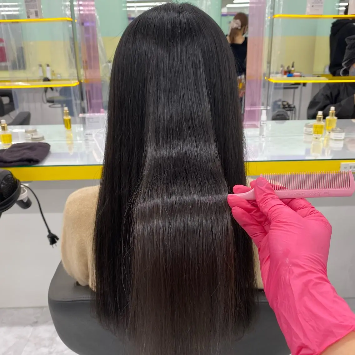 ミディアム カラー ヘアアレンジ mai🍑暖色カラー /レイヤー💖のヘアスタイル