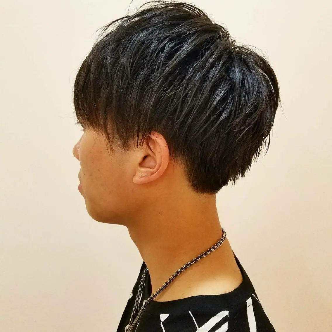 メンズ ショート ショートヘア 美谷添（ミヤゾエ） まどか大人ヘアサロンのヘアスタイル