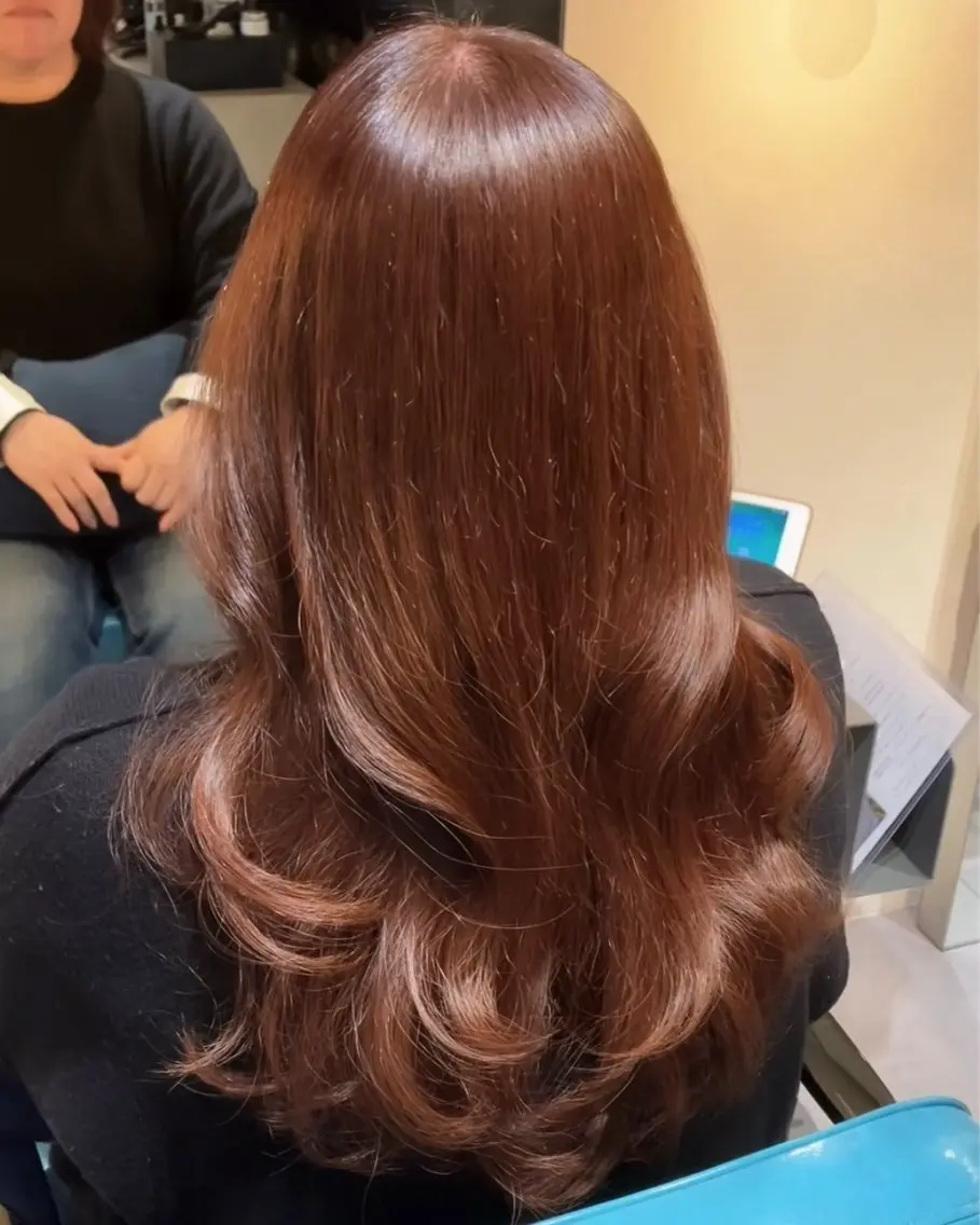 ロング ヘアアレンジ ヘアセット 艶髪/矯正/髪質改善 ヘアアレンジ/西梅田のヘアスタイル