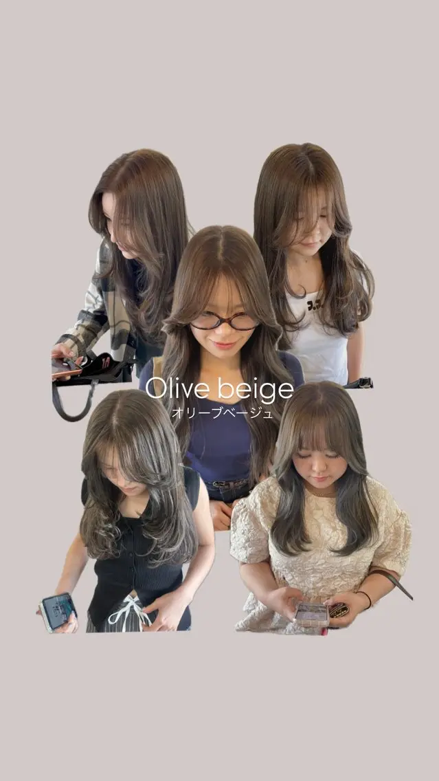 ロング カット ヘアカラー トリートメント miloc himekaのヘアスタイル