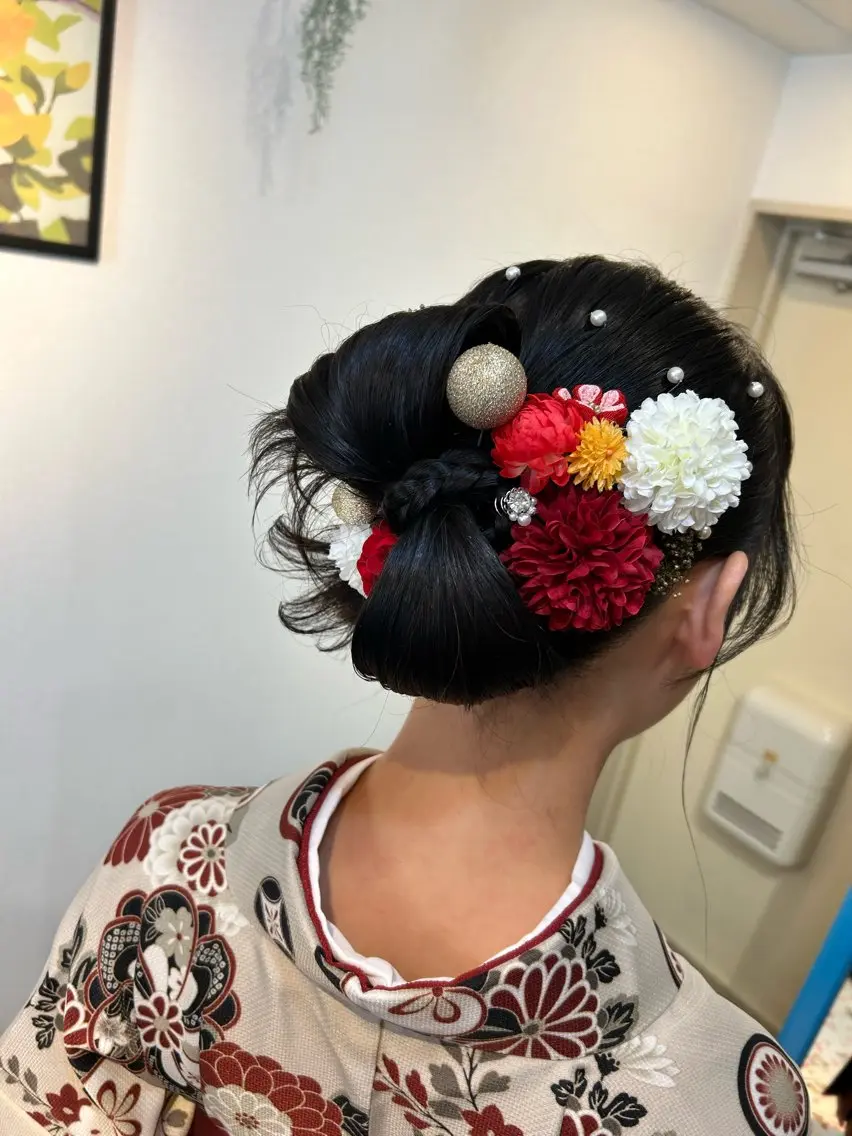 ヘアアレンジ 着付け HempBeauty 浅野アサミのヘアスタイル